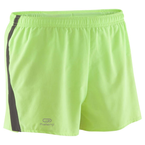 





KIPRUN MEN'S RUNNING SPLIT SHORTS YELLOW