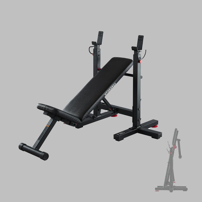 Tiltable Weights Bench with Collapsible Pegs Bench Press Fold Decathlon Lebanon