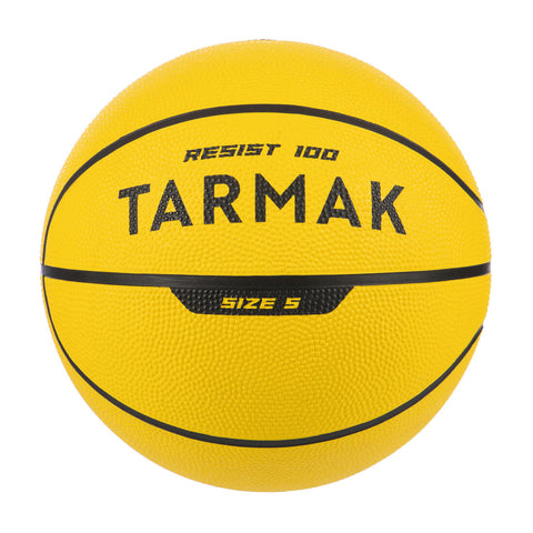 





Beginners' Size 5 (Up to 10 Years Old) Basketball R100 - Yellow