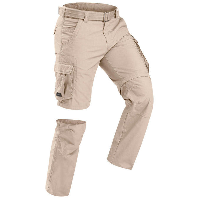 





Men's Travel Trekking Zip-Off Cargo Trousers - Travel 500 Zip-Off, photo 1 of 13