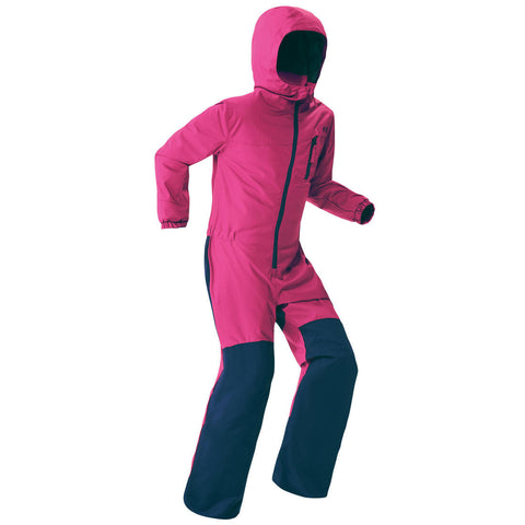 





KIDS’ WARM AND WATERPROOF SKI SUIT - 100 - PINK AND NAVY BLUE