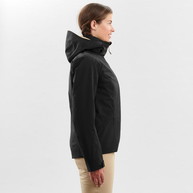 Women's Warm Ski Jacket 500 - Black