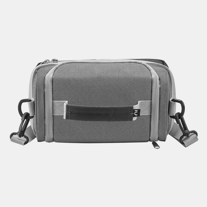 Urban Food Casual - Insulated Lunch Bag, 3L Capacity, 4 Plastic Food  Storage Containers (2 x 0.5 L, 2 x 0.2 L) BPA Free, Grey with Stars.  Measure 22.5