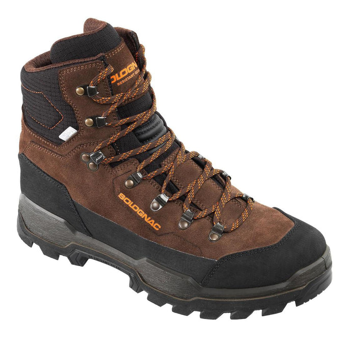 





WATERPROOF ROBUST HUNTING BOOTS CROSSHUNT 500 - BROWN, photo 1 of 9