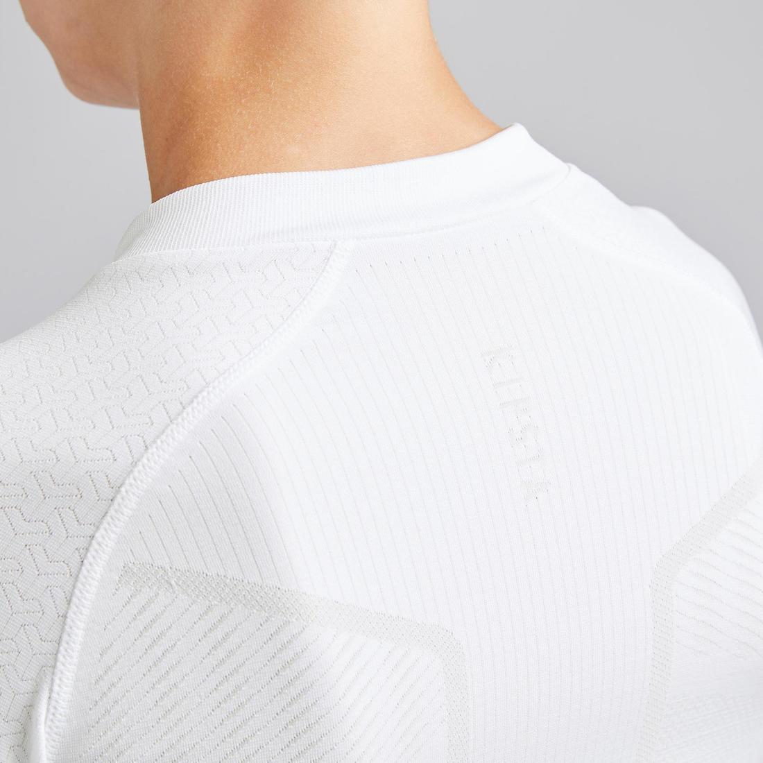 Kids' Long-Sleeved Football Base Layer Top Keepdry 500