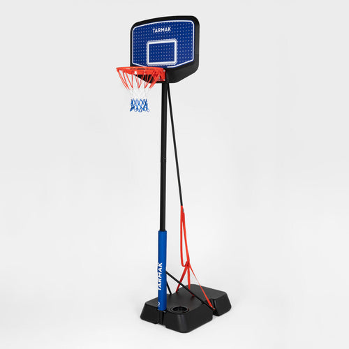 





Kids Basketball Hoop In Blue/Black By Tarmak - 1.6m To 2.2m