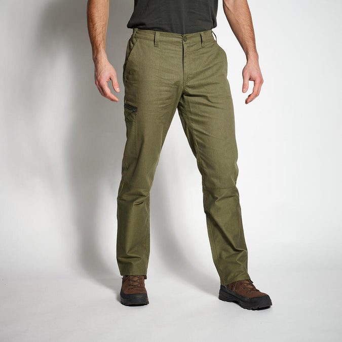 





Men's Regular Trousers - Steppe 100 green, photo 1 of 7