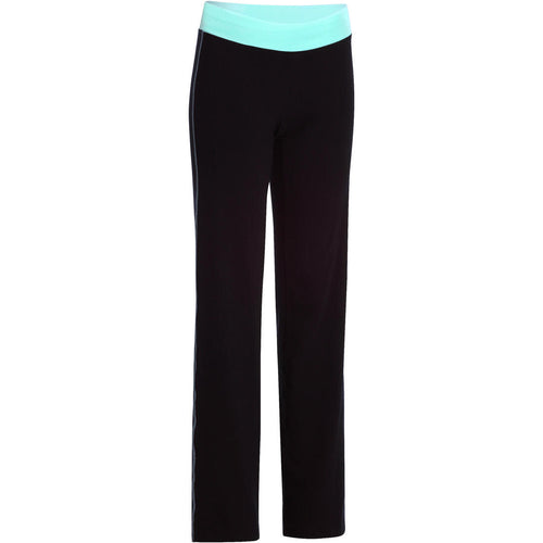 





Essential Women's Regular-Fit Fitness Leggings - Black/Turquoise