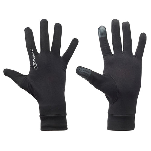 





KIPRUN Warm 100 Running touchscreen gloves - black