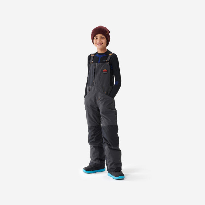 





Kids’ Durable Snowboard Salopettes - Bib 500 Boy - black, photo 1 of 15