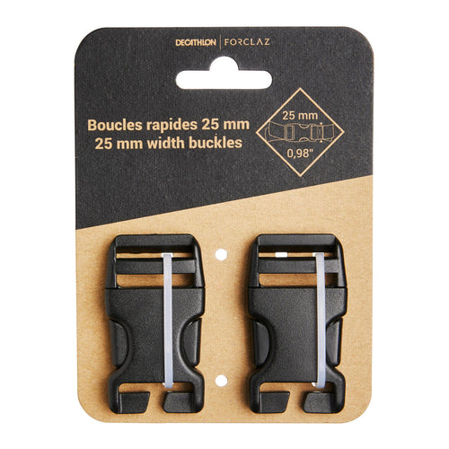 





Set of 2 Backpack Quick-Release Buckles - 25mm