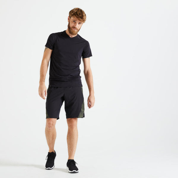 Technical Fitness T-Shirt - Solid Black | Decathlon Lebanon