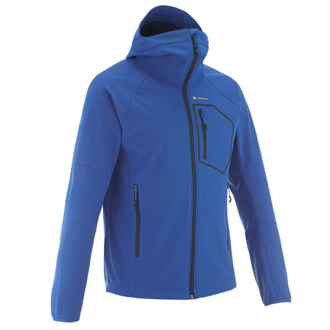 





Forclaz Softshell 500 Warm Men's Hiking Jacket - Blue