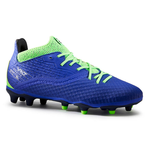 





Kids' Lace-Up Football Boots Viralto III FG - Blue/Neon