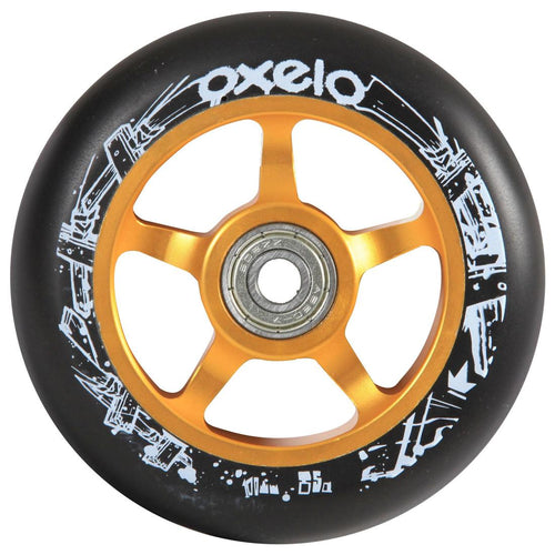 





100mm Gold Alu Core Black PU Freestyle Scooter Wheel