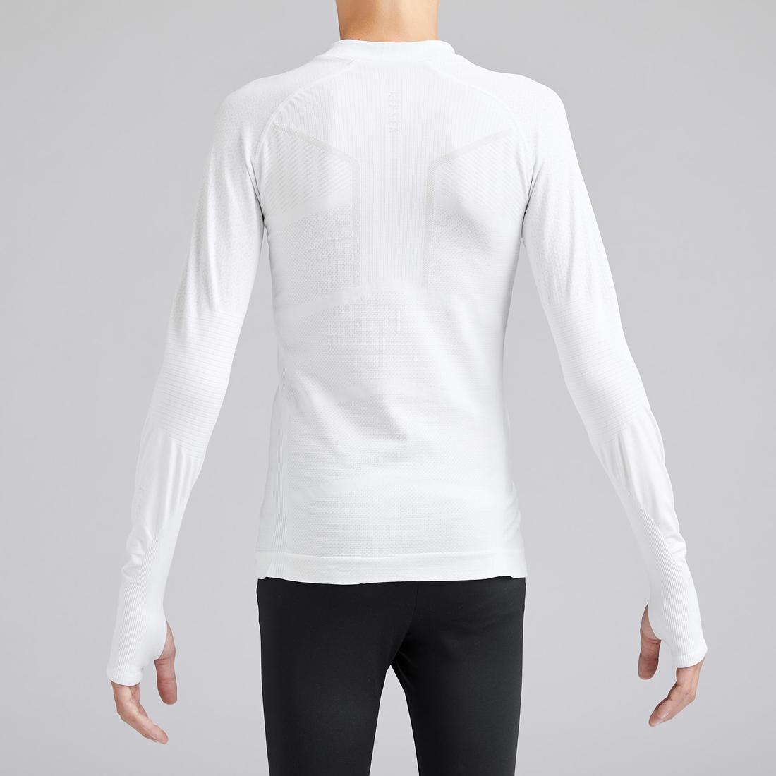 Kids' Long-Sleeved Football Base Layer Top Keepdry 500