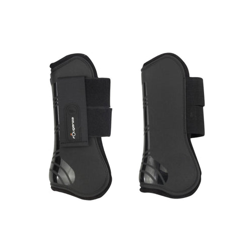 





Horse and Pony Tendon Boots Twin-Pack Riding 100 - Black